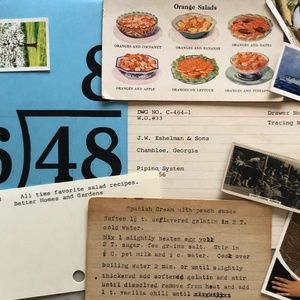 Pack of 35 Vintage Cards - Playing, Trading,  Flash, Postcards & Recipe …